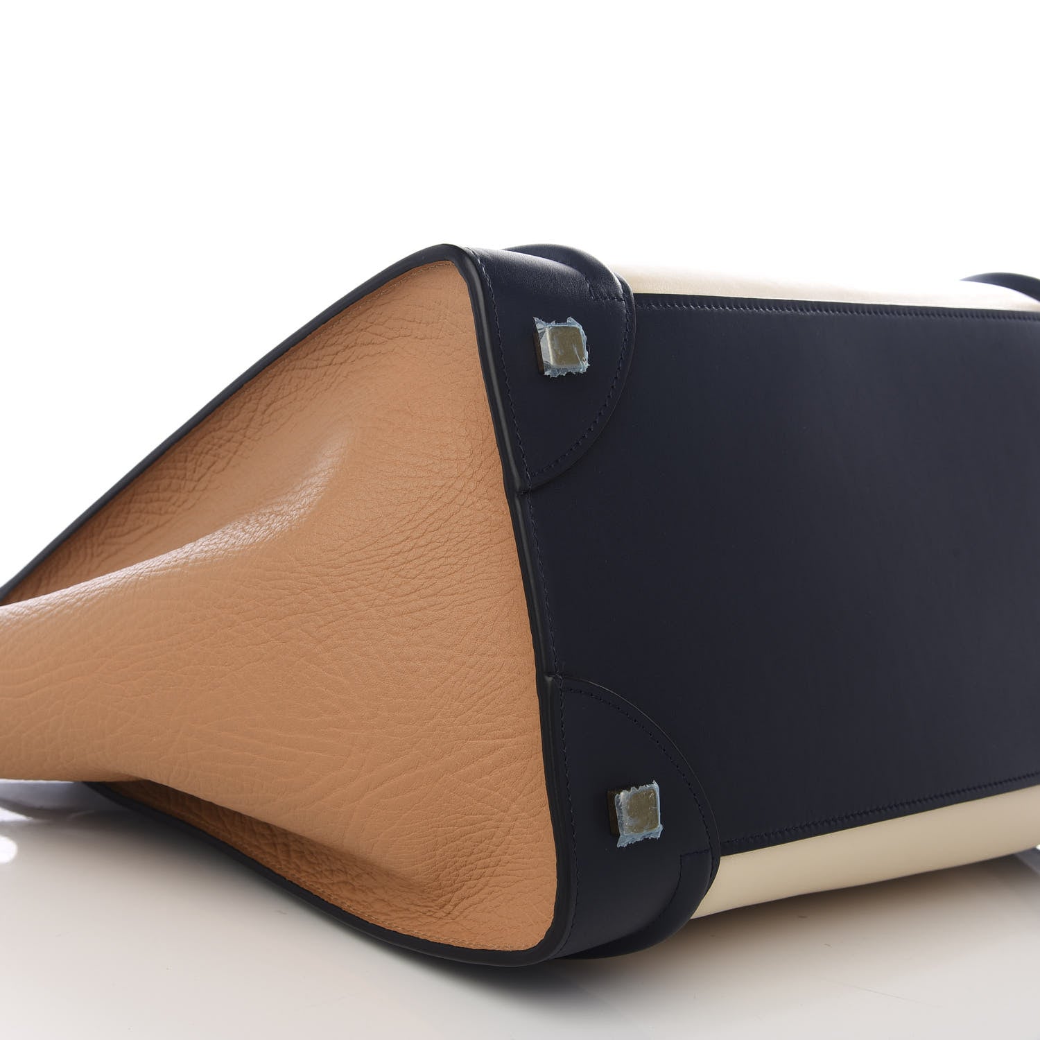 Celine Smooth Calfskin Mini Tri-Color Luggage Brown 5 of 9