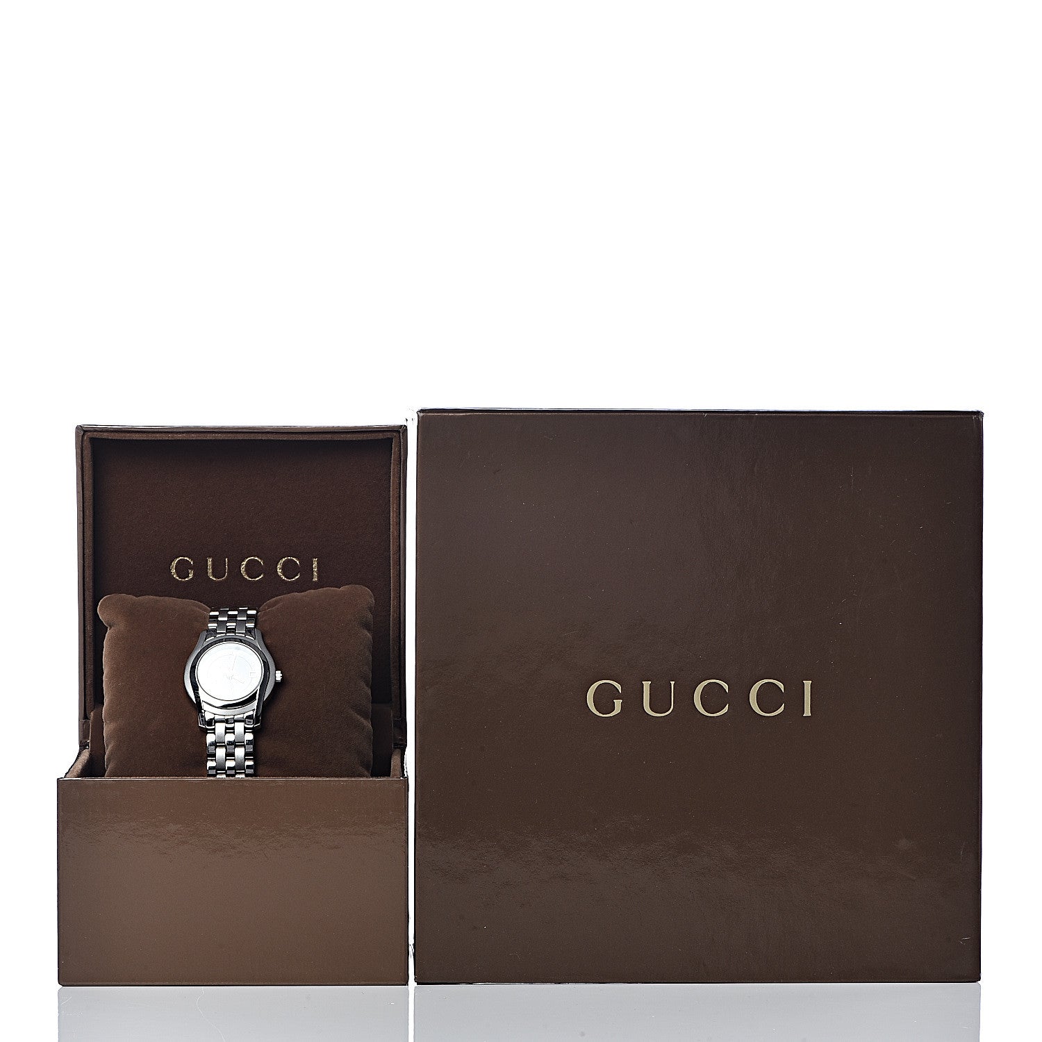 Gucci Stainless Steel 27mm 5500L Quartz Watch Black 8 of 8