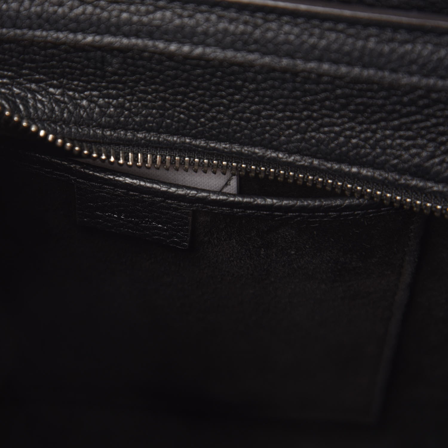 Celine Drummed Calfskin Nano Luggage Black 8 of 9