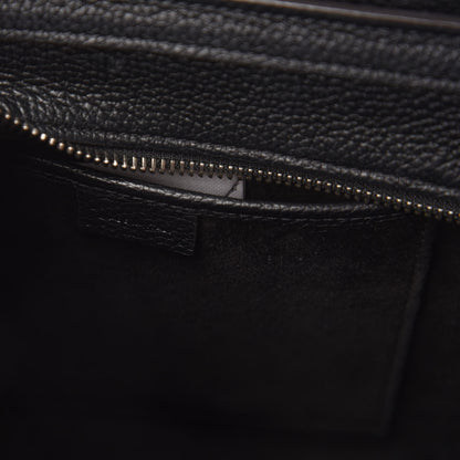 Celine Drummed Calfskin Nano Luggage Black 8 of 9