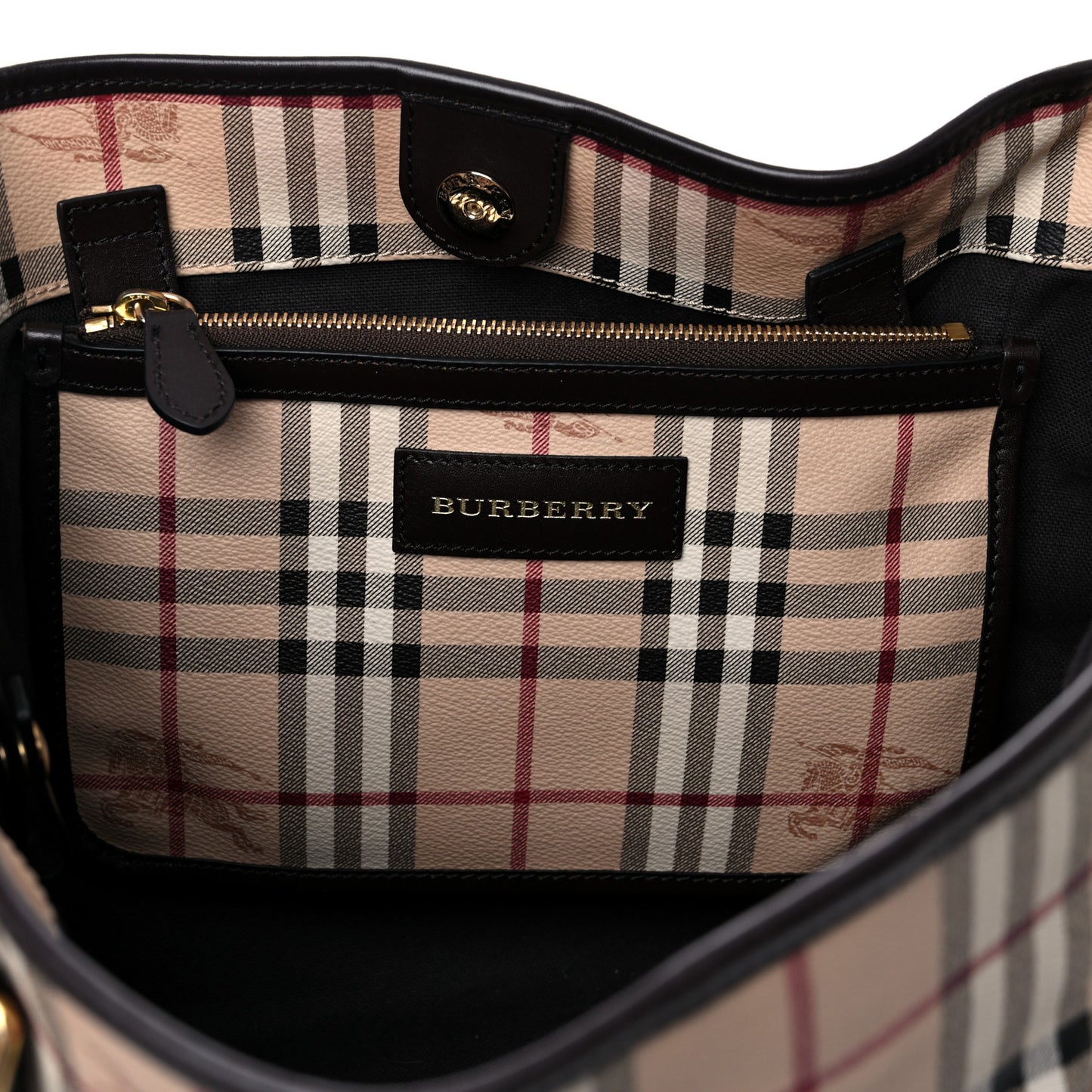 Haymarket Check Canterbury Tote Chocolate