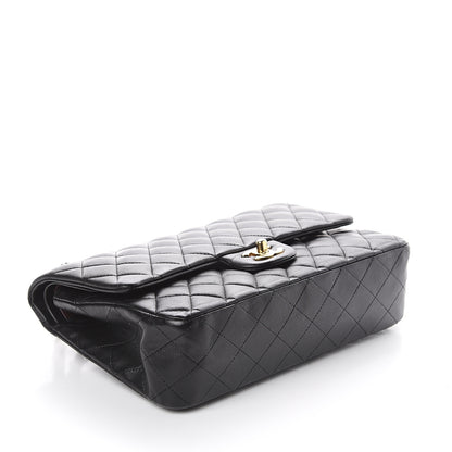 Chanel Lambskin Quilted Medium Double Flap Black 3 of 9