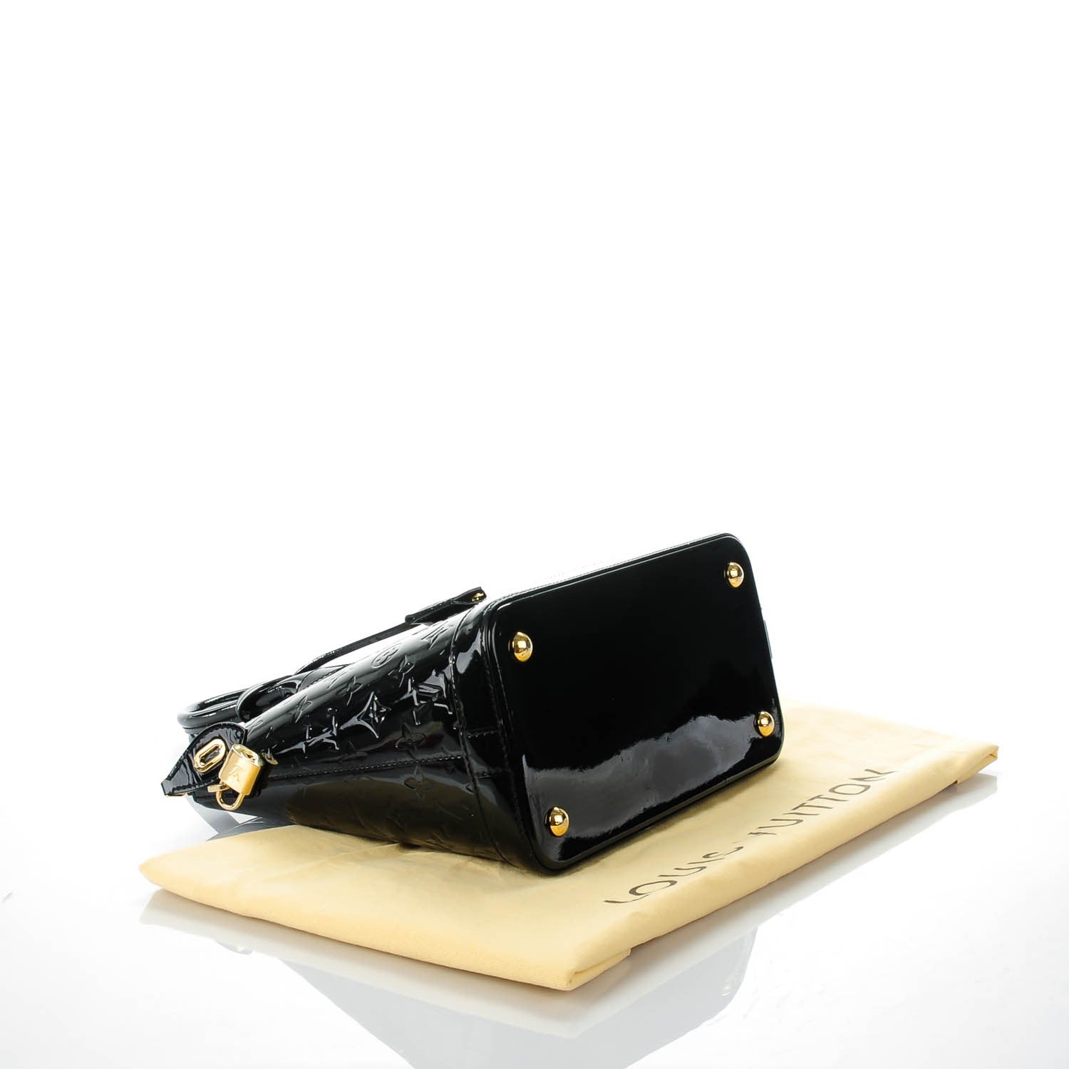 Louis Vuitton Vernis Lockit PM Black 4 of 7
