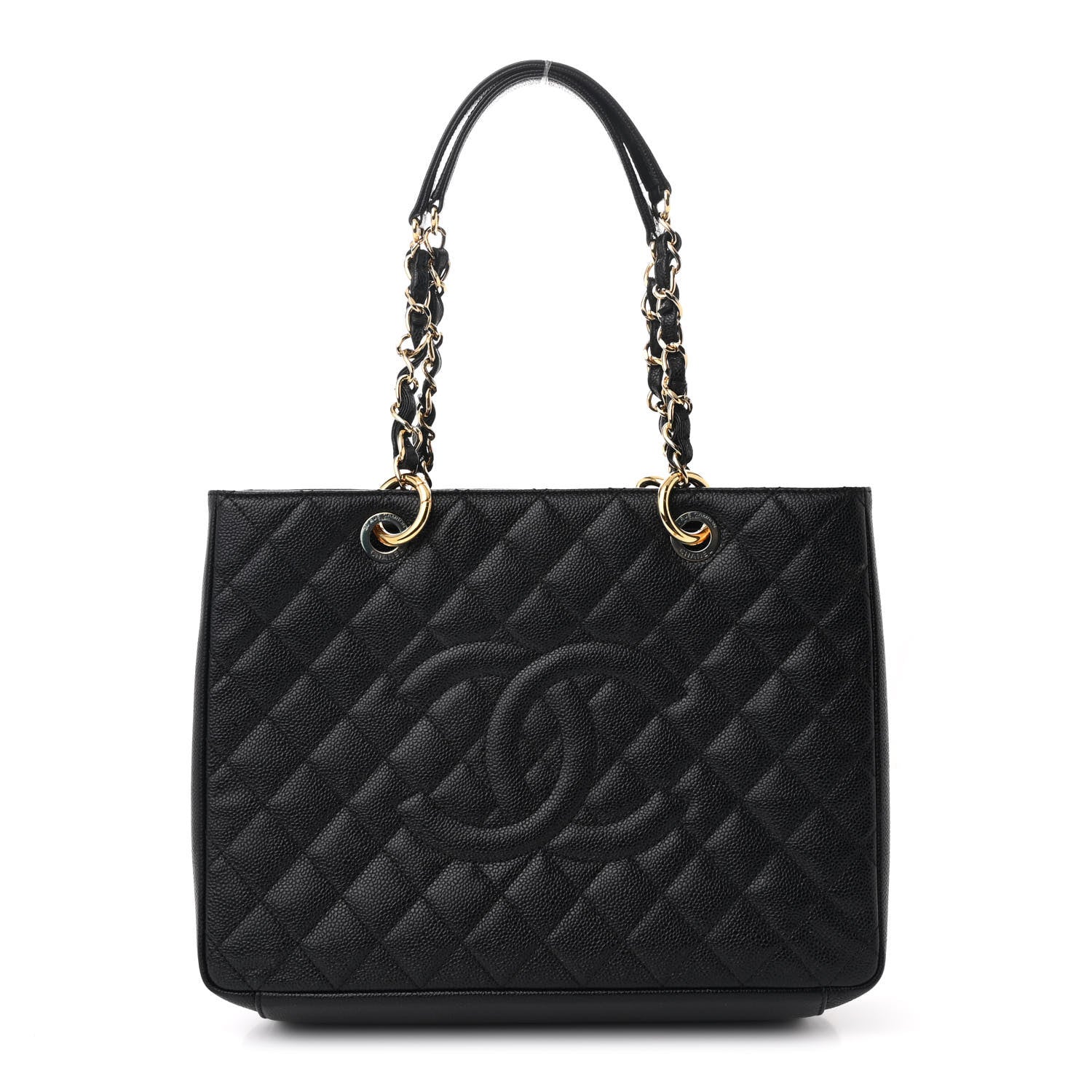 Chanel Caviar Quilted Grand Shopping Tote GST Black 1 of 13