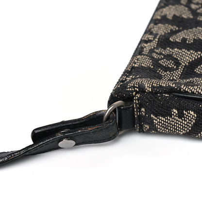 Christian Dior Monogram Mini Saddle Pochette Black 7 of 10