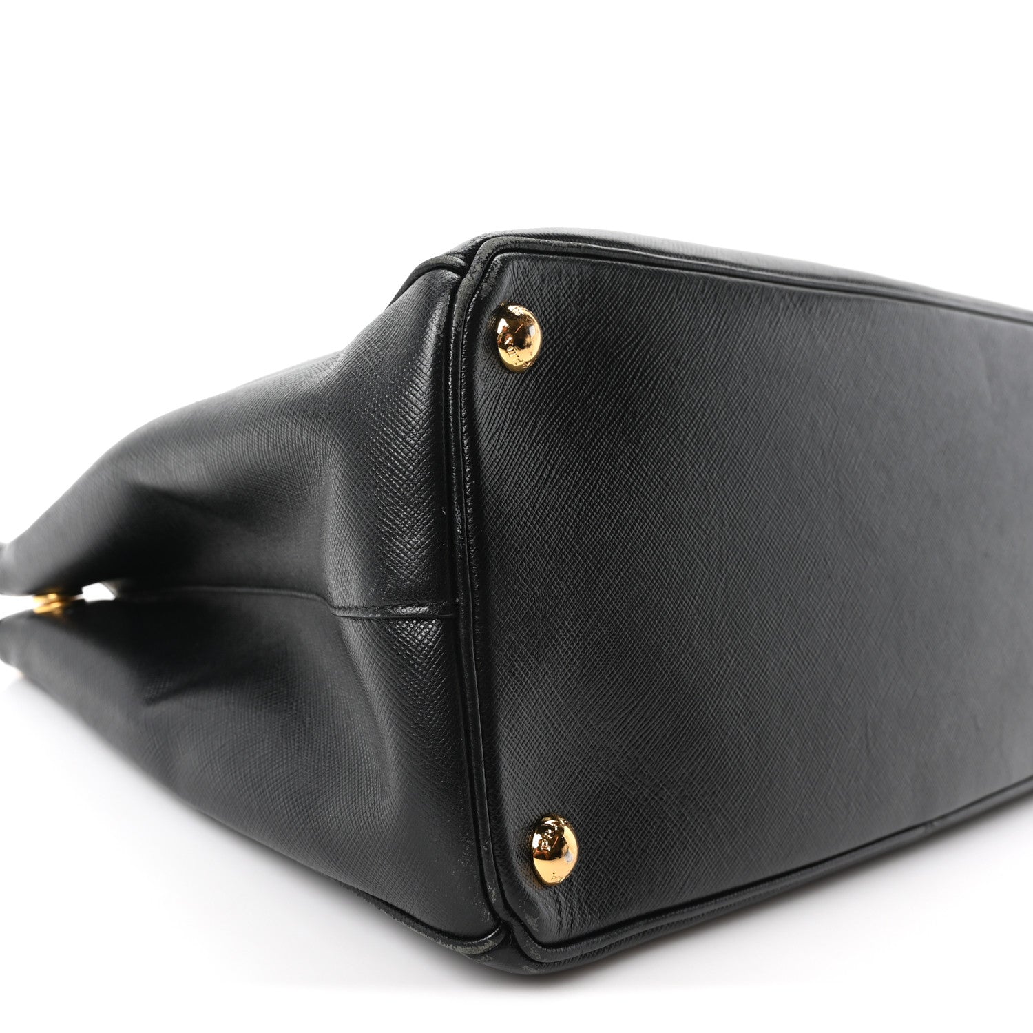 Prada Saffiano Medium Galleria Double Zip Tote Black 9 of 10