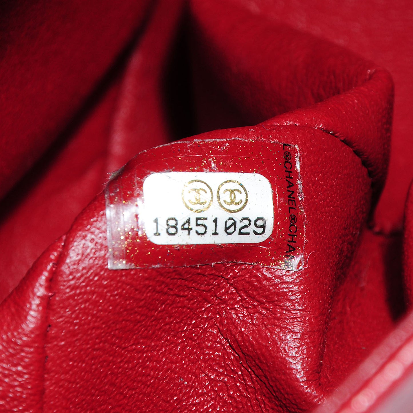 Lambskin Jumbo Double Flap Red