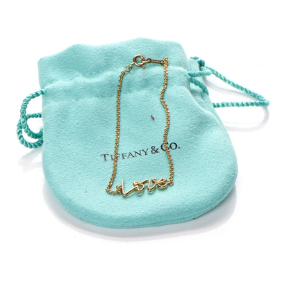 Tiffany 18K Yellow Gold Paloma Picasso Graffiti Love Bracelet 7 of 7