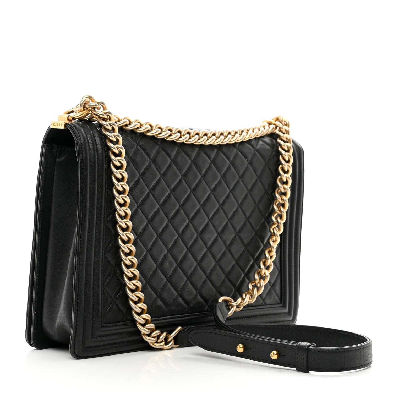 Chanel Calfskin Quilted Large Boy Flap Black 3 of 10
