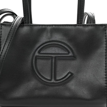 Telfar Vegan Leather Small Shopping Bag Black 9 of 9