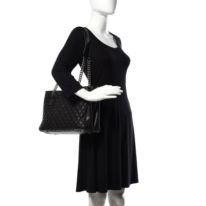 Chanel Caviar Quilted Medium Rock In Rome Tote Black 2 of 10