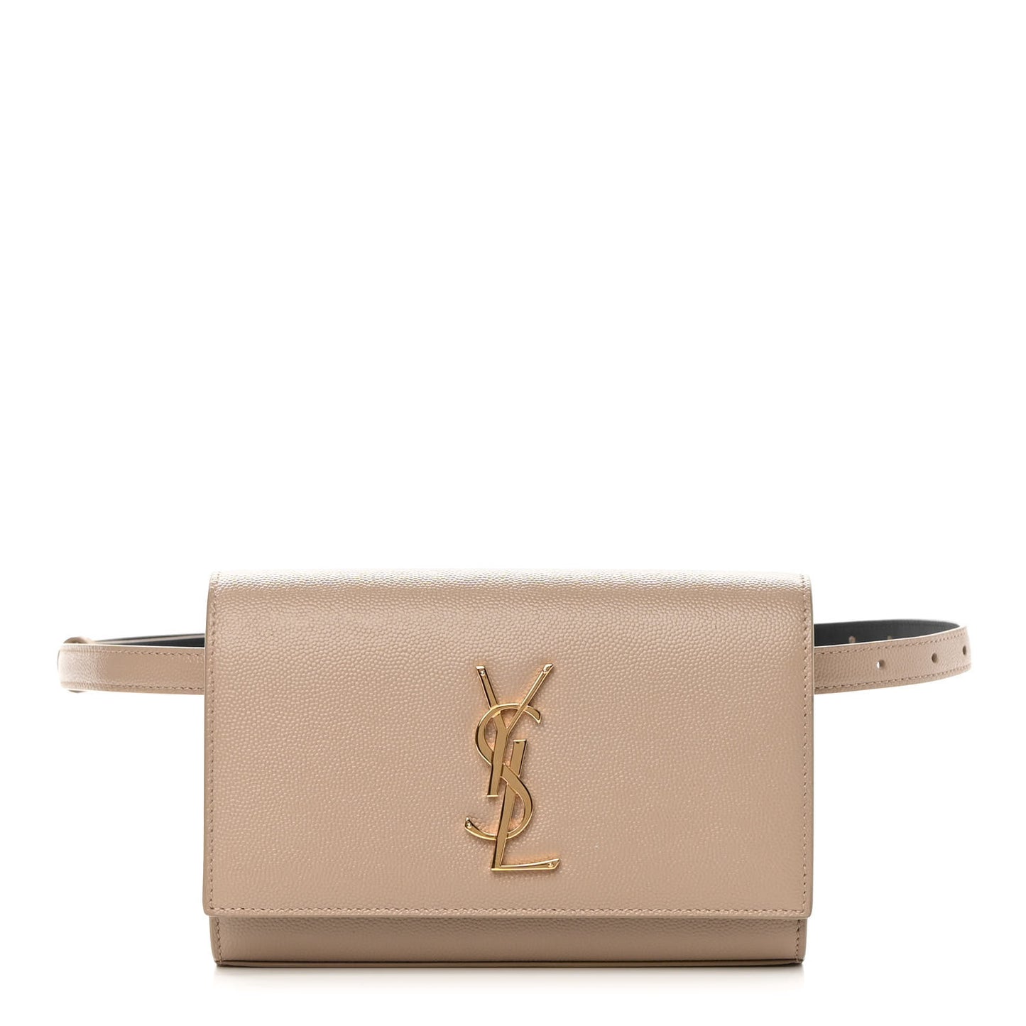 Grain De Poudre Monogram Kate Belt Bag Dark Beige