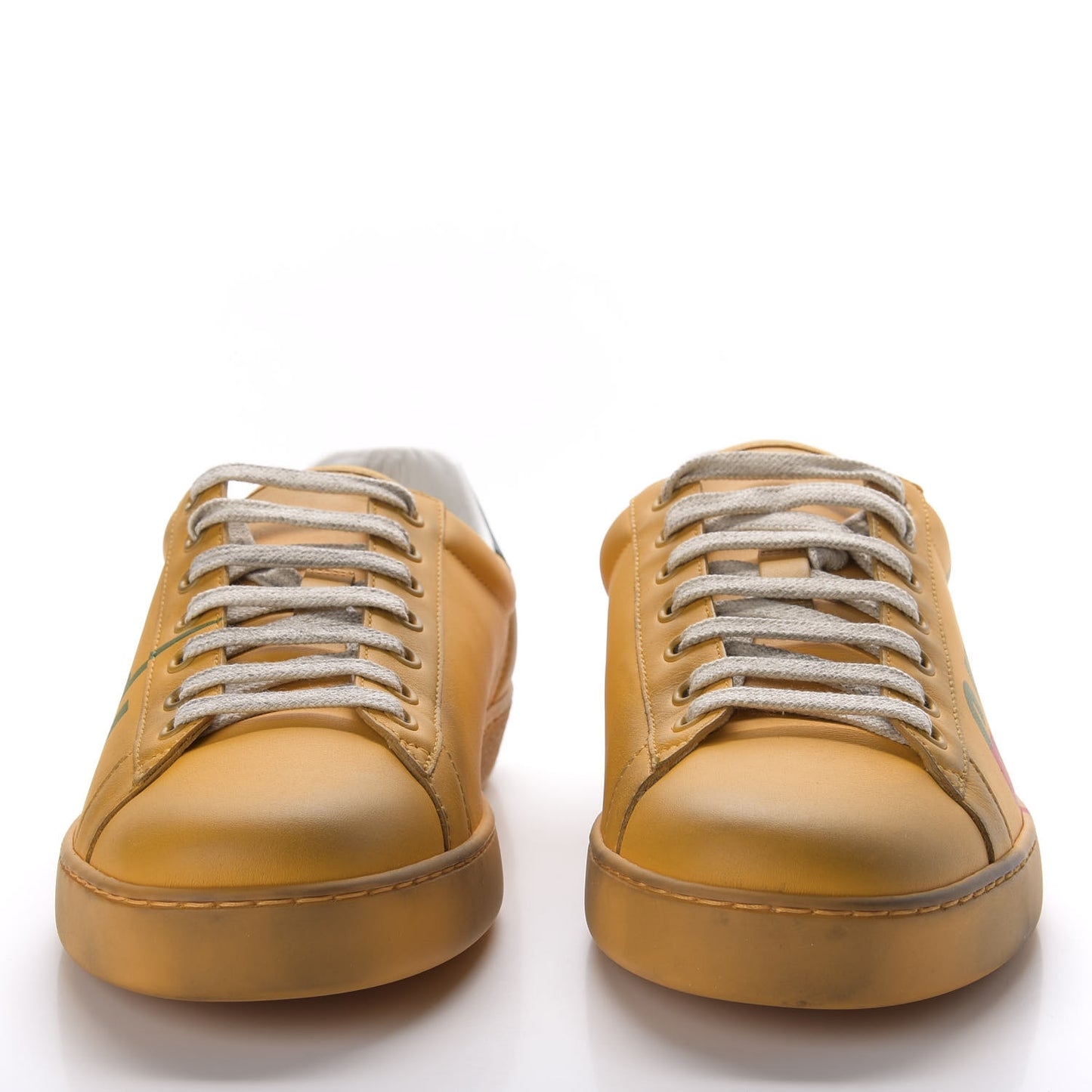 Distressed Calfskin Mens Ace Blade Sneakers 9.5 Crop