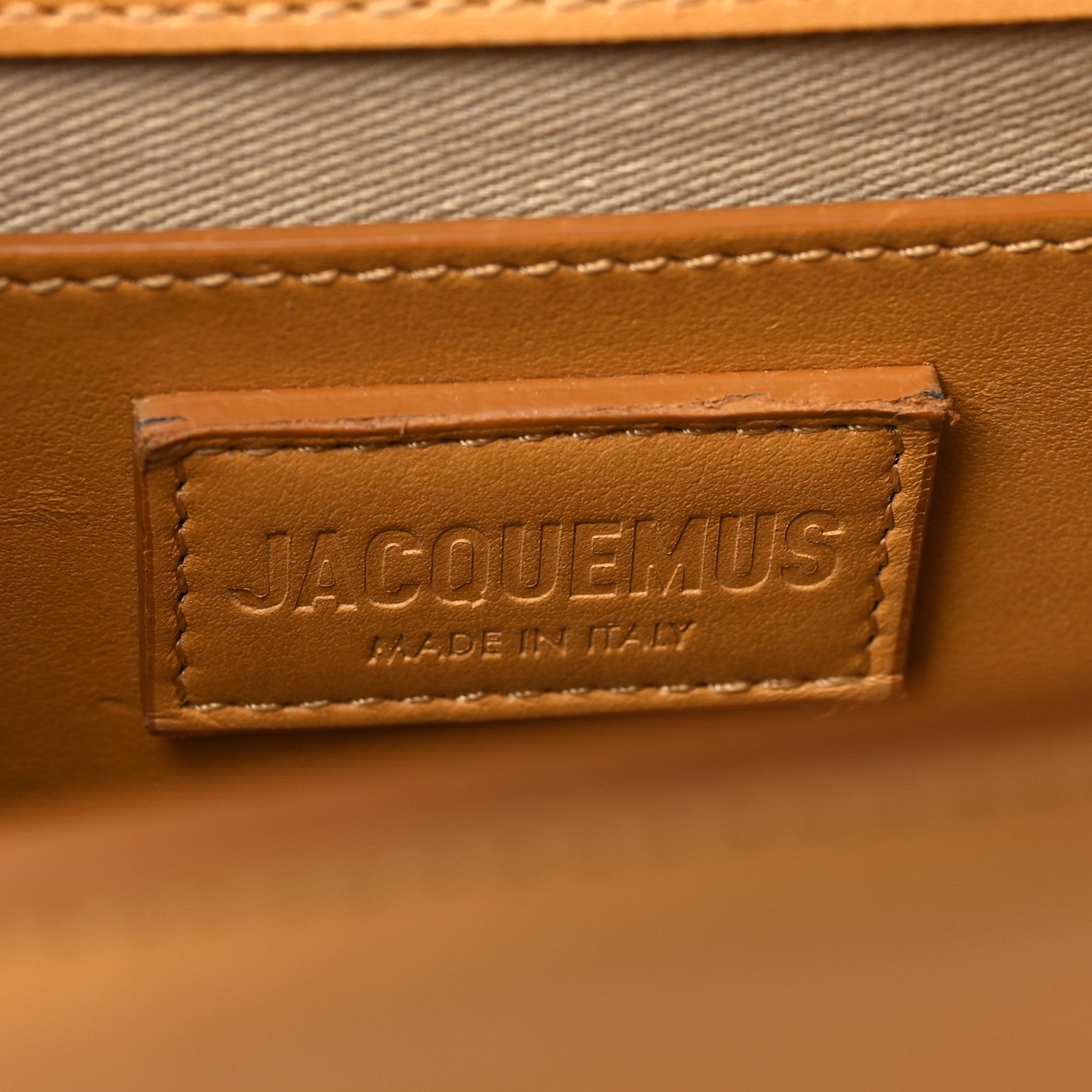 Jacquemus Smooth Calfskin Le Grand Bambino Camel 6 of 11