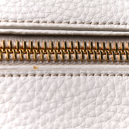 Prada Vitello Daino Top Handle Tote White 18 of 18
