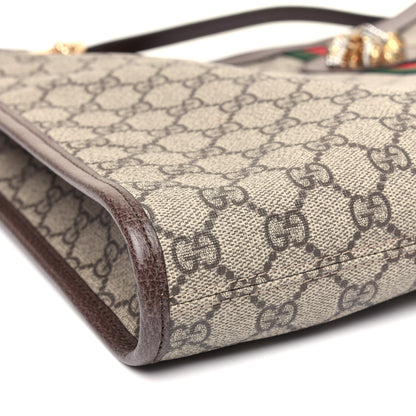 Gucci GG Supreme Monogram Large Rajah Chain Tote Beige New Acero 6 of 16