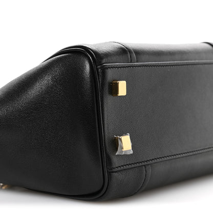 Celine Supple Shiny Lambskin Little New Luggage Black 9 of 10