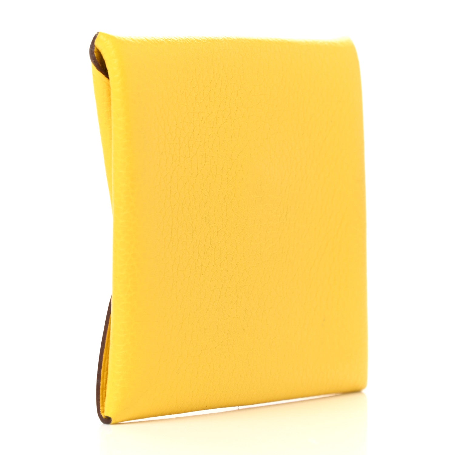Hermes Evercolor Bastia Coin Purse Jaune De Naples 3 of 9