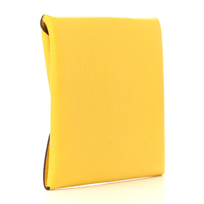 Hermes Evercolor Bastia Coin Purse Jaune De Naples 3 of 9