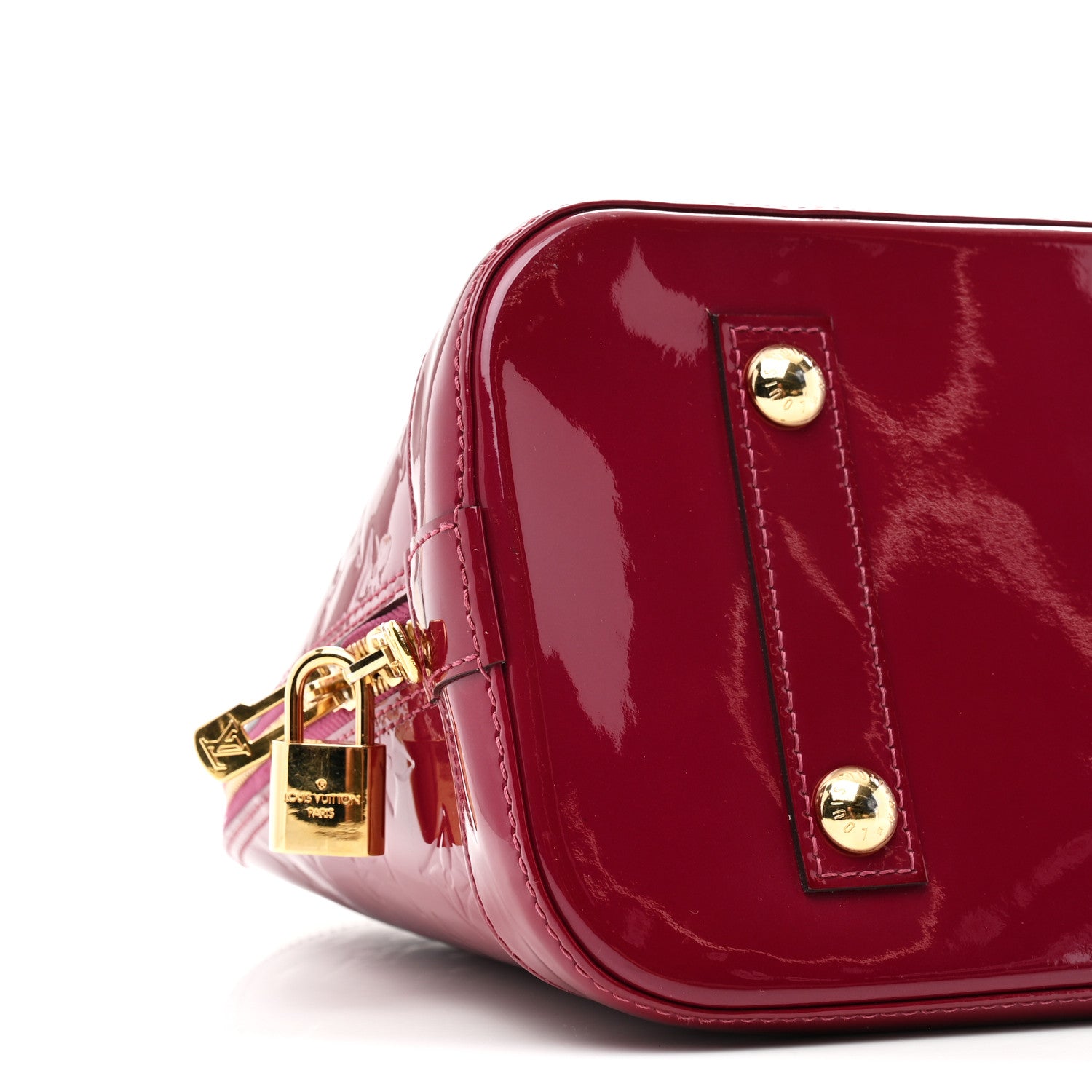 Louis Vuitton Vernis Alma PM Magenta 9 of 10