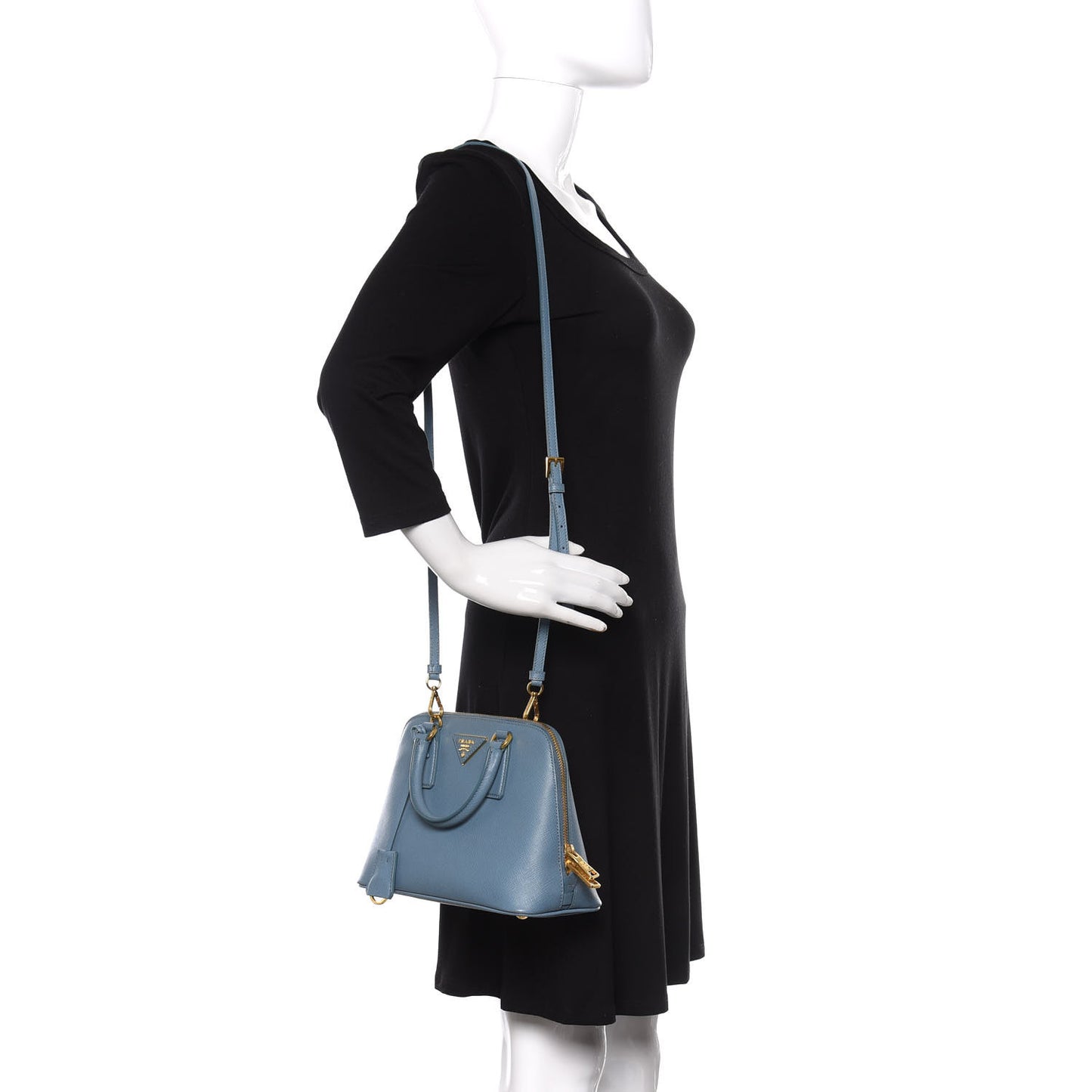Saffiano Lux Small Promenade Tote Astrale