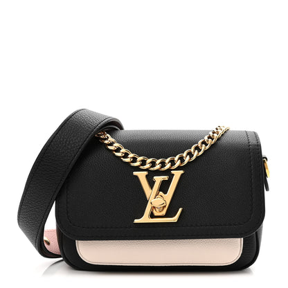 Louis Vuitton Grained Calfskin Lockme Tender Black 1 of 9
