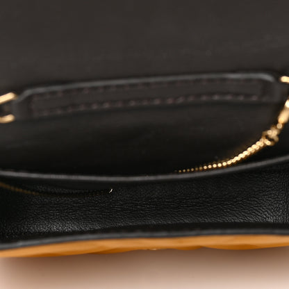 Fendi Nappa Matisse FF Embossed Nano Baguette Charm Zucca 5 of 6