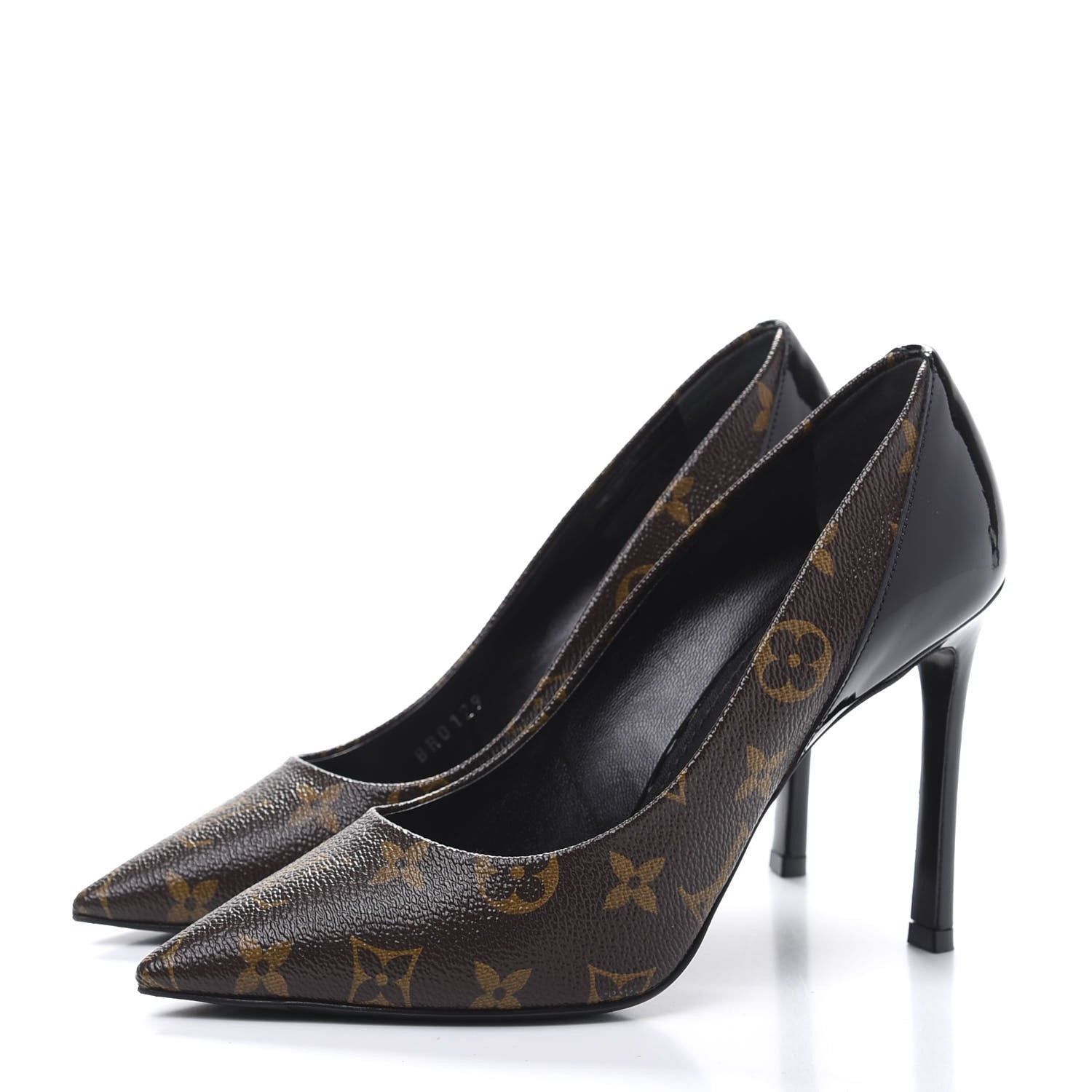 Louis Vuitton Monogram Cherie Pumps 37 Black 3 of 9