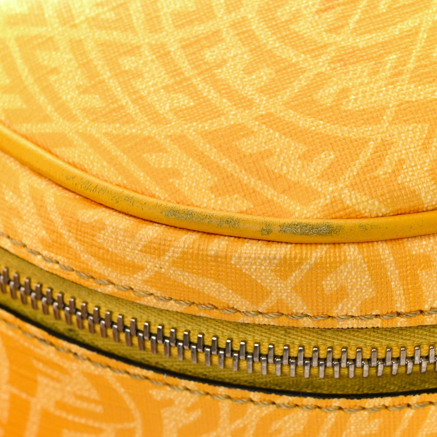 X SARAH COLEMAN Glazed Fabric Vitello Grace Light Micro FF Vertigo Belt Bag Mimosa