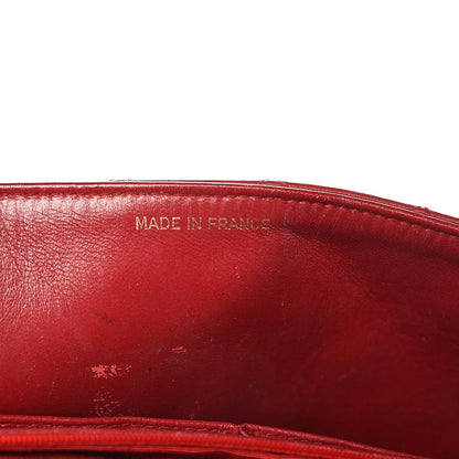 Chanel Lambskin Quilted Small Single Flap Red 14 of 14
