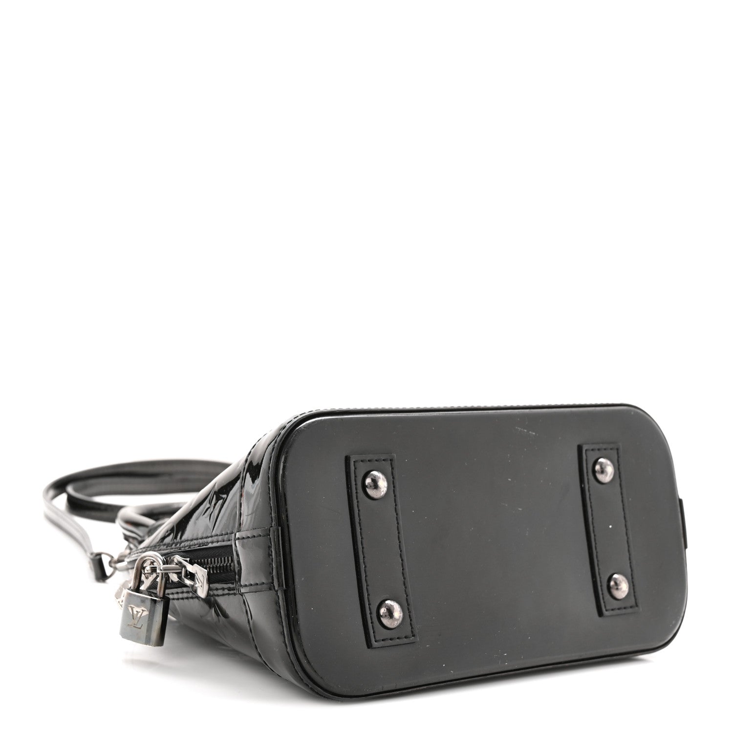 Louis Vuitton Vernis Alma BB Noir Magnetique 7 of 19
