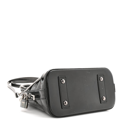 Louis Vuitton Vernis Alma BB Noir Magnetique 7 of 19