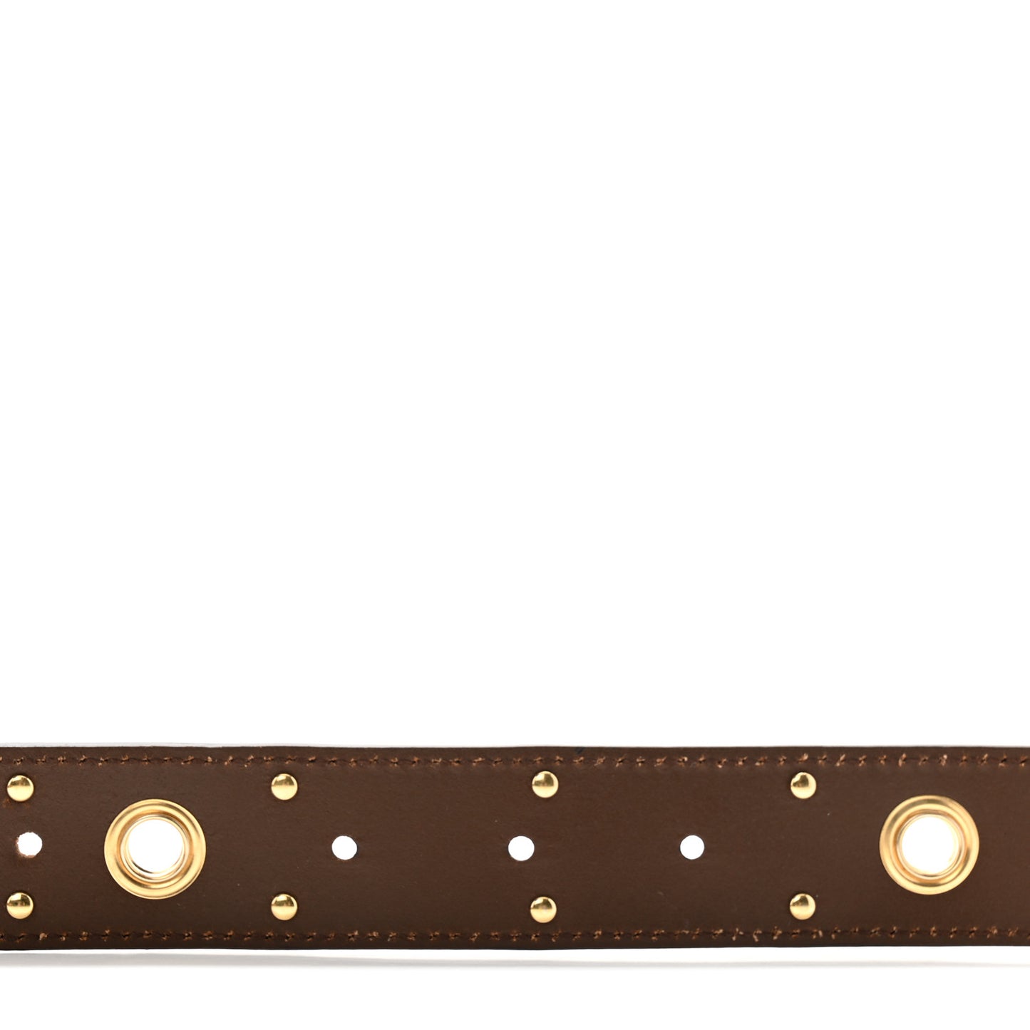 Faded Calfskin Grommet Double G Belt 80 32 Cuir
