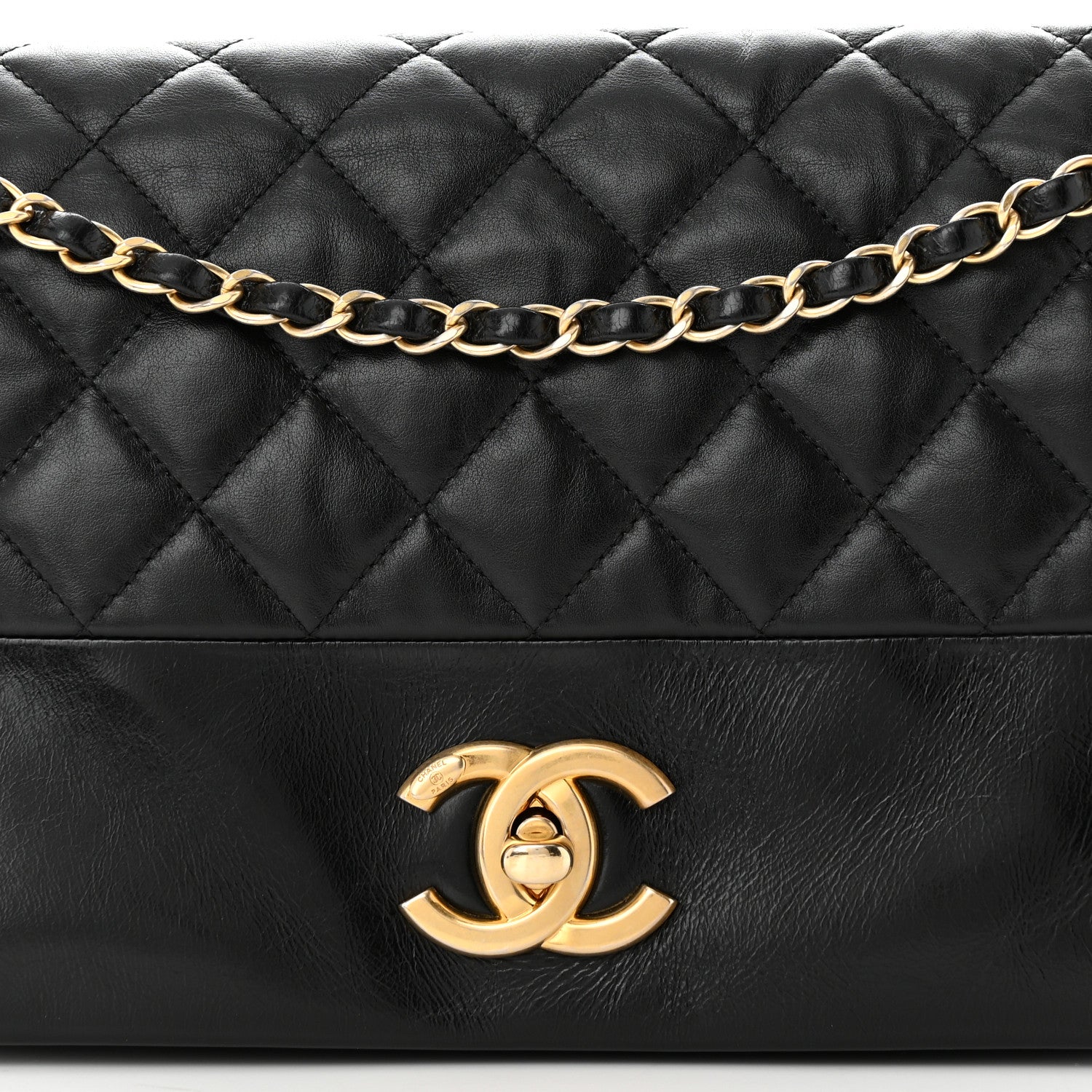 Chanel Calfskin Quilted Jumbo Soft Elegance Flap Black 10 of 12