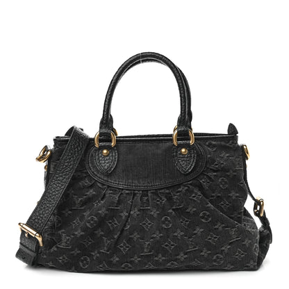 Louis Vuitton Denim Neo Cabby MM Black 1 of 11