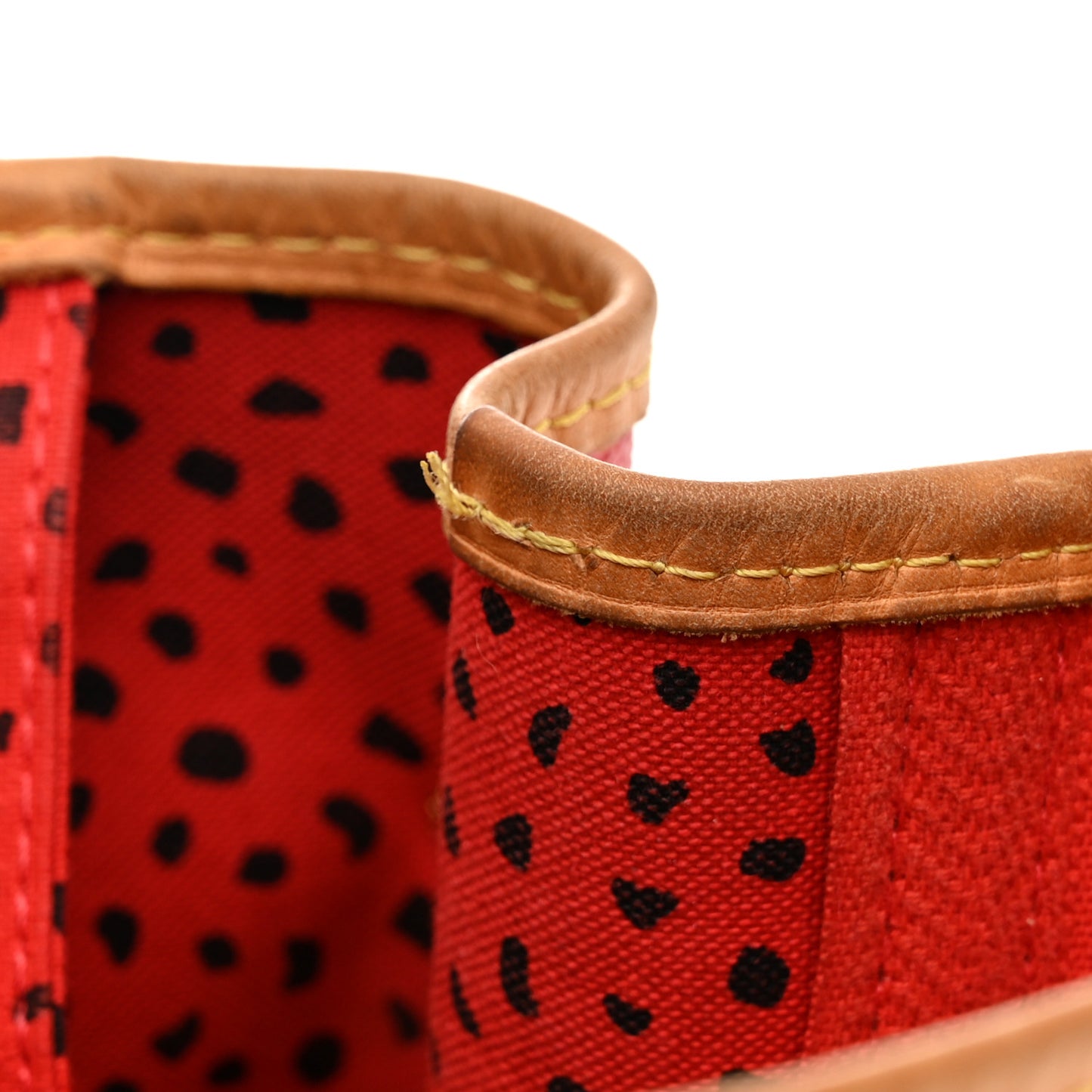 Monogram Kusama Waves Neverfull MM Red