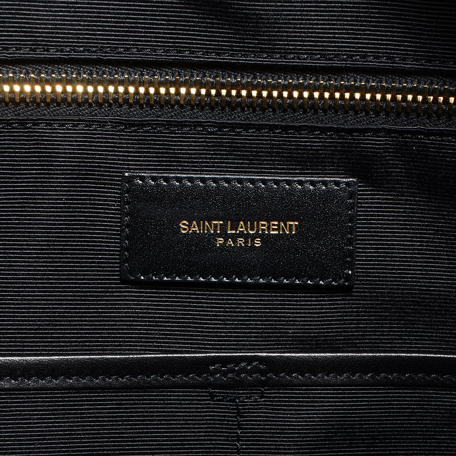 Saint Laurent Toile Classic Monogram Flat Briefcase Black 6 of 9