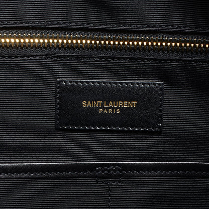 Saint Laurent Toile Classic Monogram Flat Briefcase Black 6 of 9