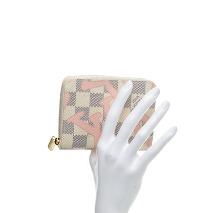Louis Vuitton Damier Azur Tahitienne Zippy Coin Purse 2 of 7