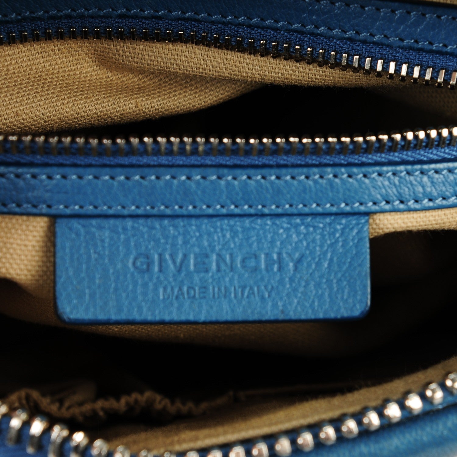 Givenchy Sugar Goatskin Mini Antigona Mineral Blue 6 of 8