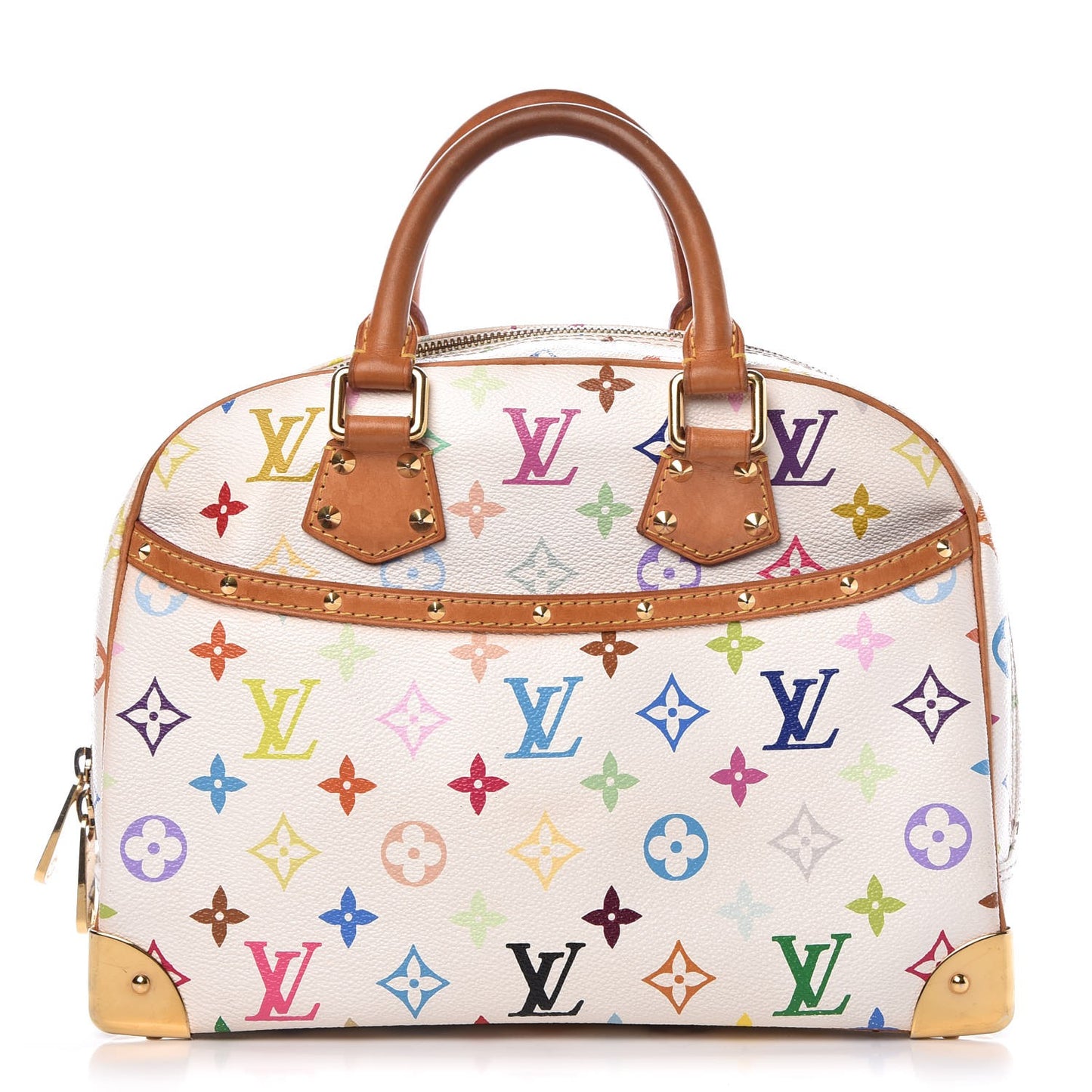 Monogram Multicolor Trouville White