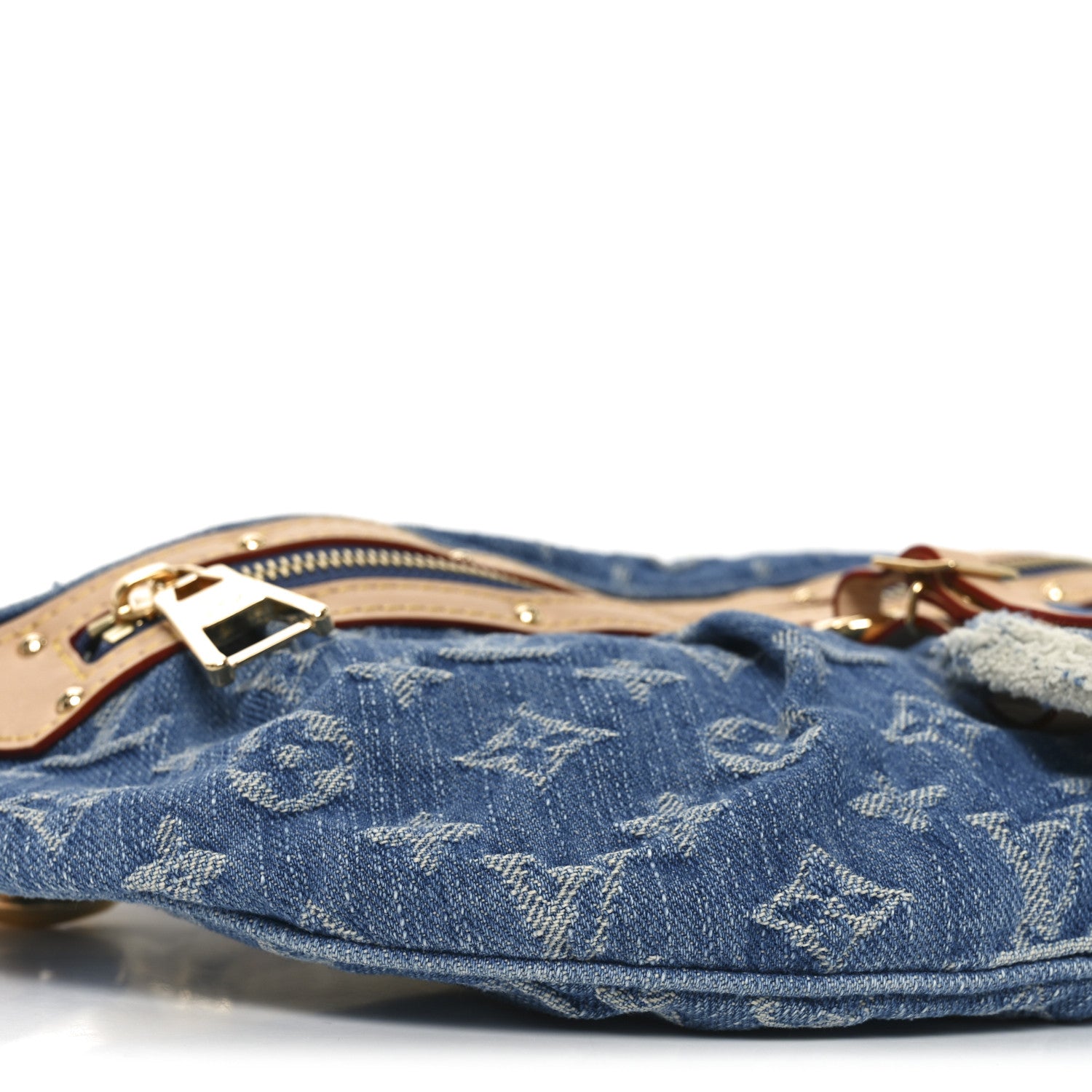 Louis Vuitton Monogram Denim High Rise Bumbag Blue 7 of 9