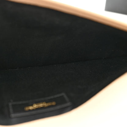 Saint Laurent Grain De Poudre Uptown Pouch Dark Beige 5 of 10
