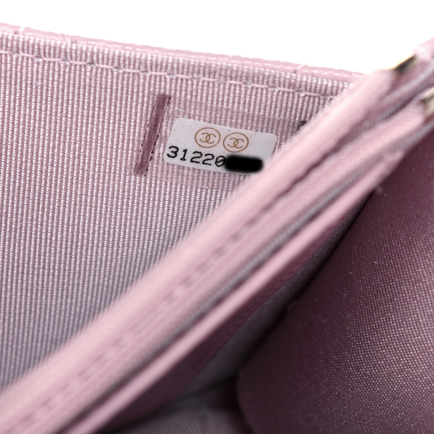 Chanel Caviar Quilted Wallet On Chain WOC Light Pink 8 of 18