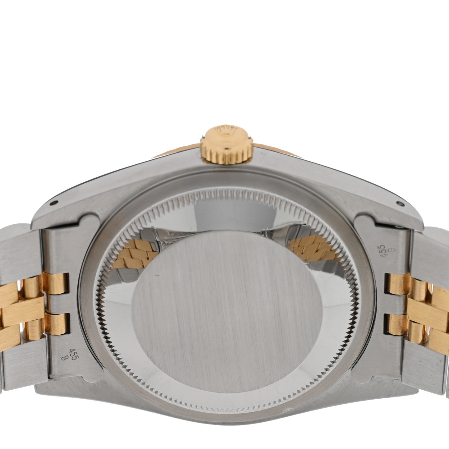 Stainless Steel 18K Yellow Gold 36mm Oyster Perpetual Datejust Watch Champagne 16233