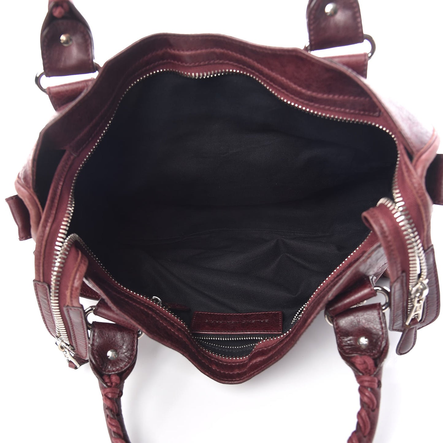 Agneau Giant 21 Silver Hardware City Dark Wine