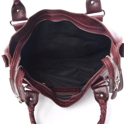 Balenciaga Agneau Giant 21 Silver Hardware City Dark Wine 5 of 12