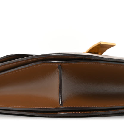 Celine Smooth Calfskin Medium Classic Box Flap Bag Light Camel 9 of 10
