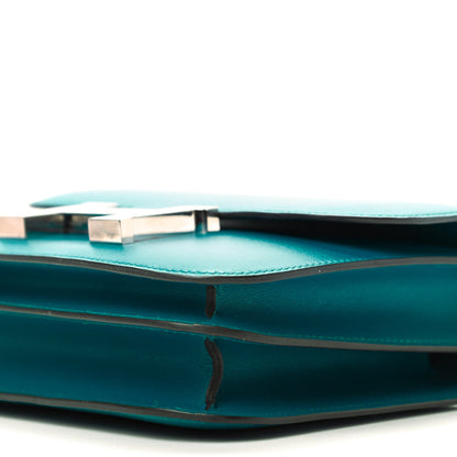 Hermes Tadelakt Constance 18 Bleu Izmir 7 of 13