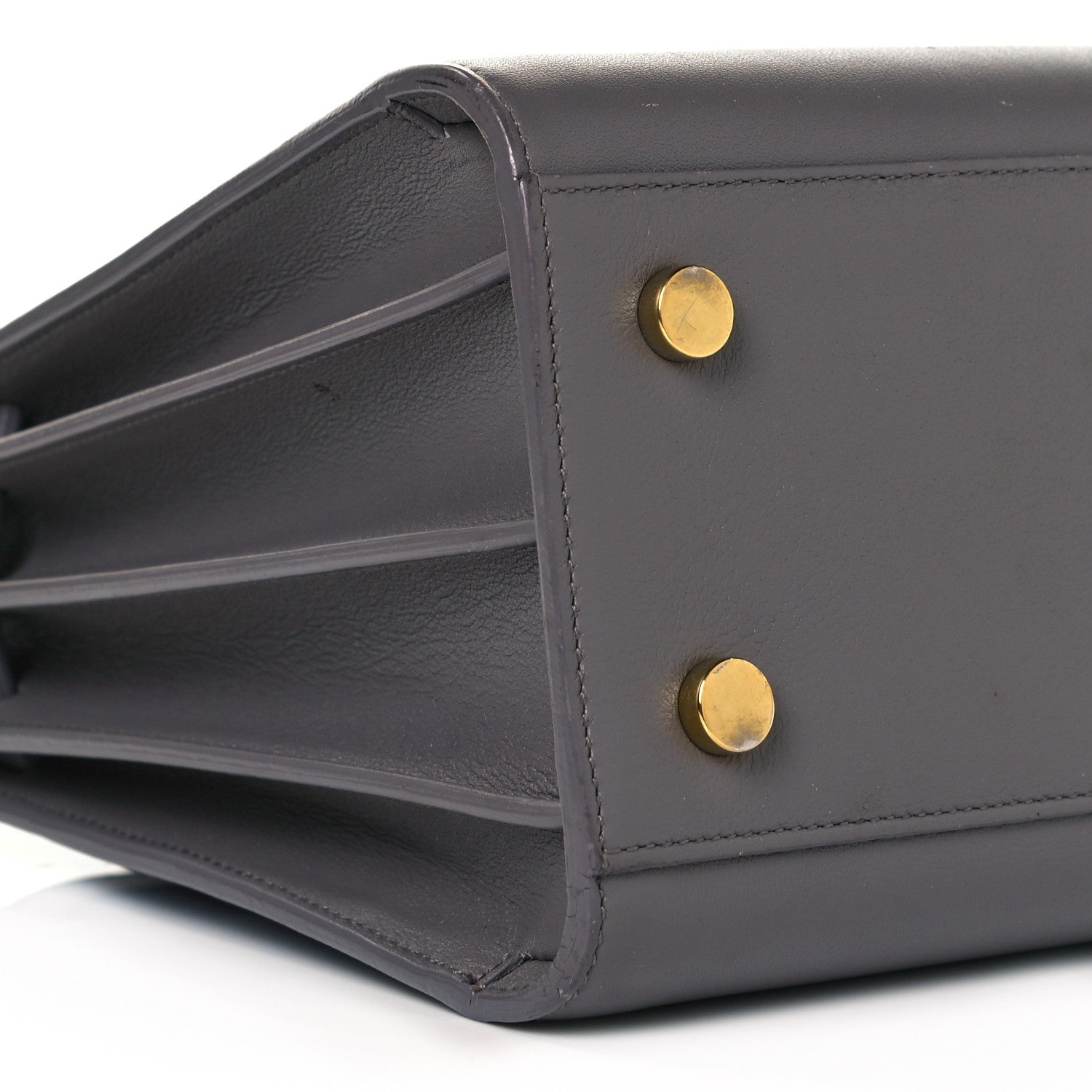Saint Laurent Grained Calfskin Baby Sac De Jour Fog 6 of 10
